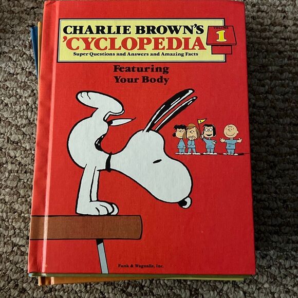 Charlie Brown cyclopedia 1-10 vintage 1989 Charlie Brown books - Picture 2 of 6